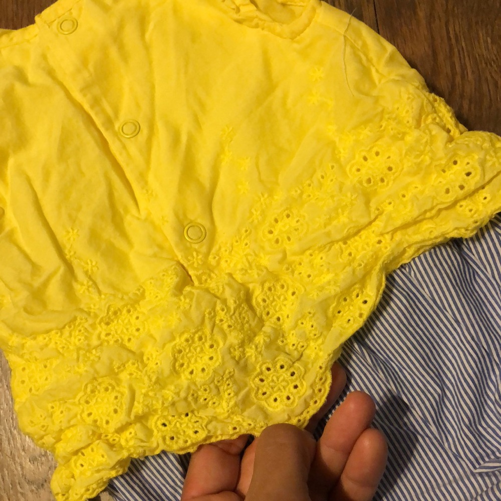 3/$10 ☀️ Carter’s | Sleeveless One-Piece with Eyelet Detail - Picture 5 of 7